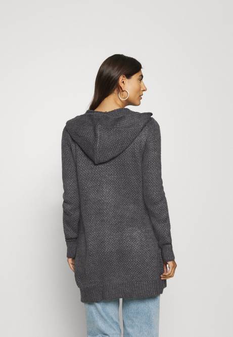 Strickjacke dunkelgrau meliert Anna Field V0FT823 Frauen