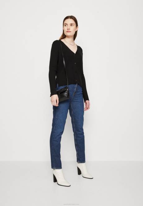 Strickjacke schwarz Anna Field V0FT824 Frauen