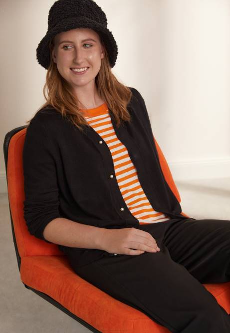 Strickjacke schwarz Anna Field V0FT828 Frauen