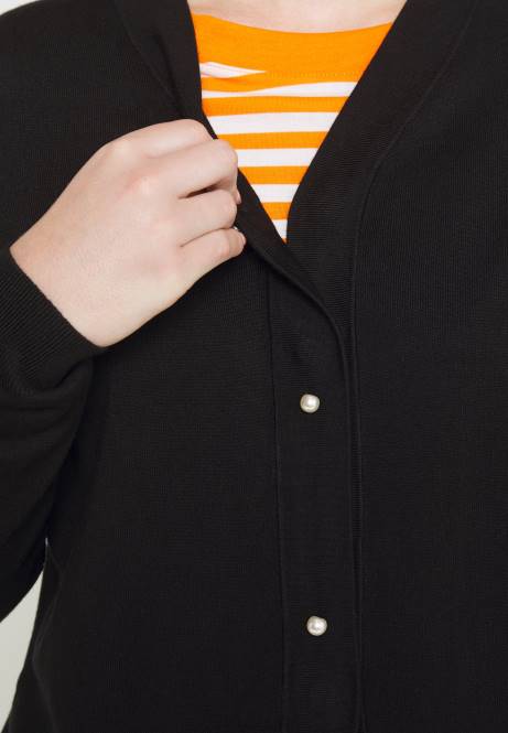 Strickjacke schwarz Anna Field V0FT828 Frauen