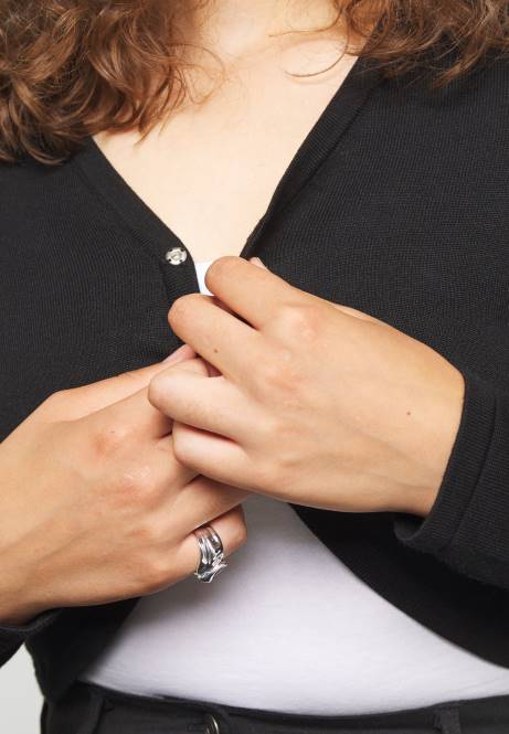 Strickjacke schwarz Anna Field V0FT832 Frauen