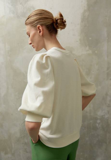 Sweatshirt in gebrochenem Weiß Anna Field V0FT766 Frauen