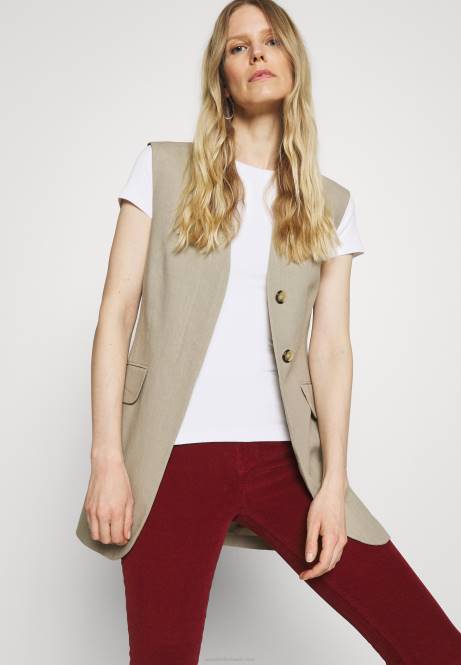 2er-Pack Basic-T-Shirts weiß Anna Field V0FT252 Frauen