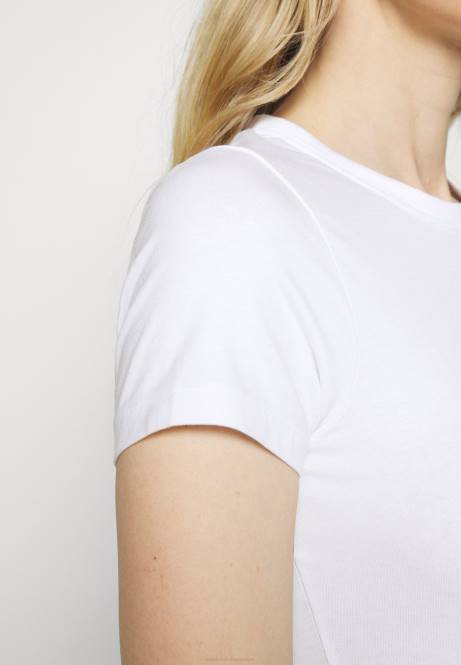 2er-Pack Basic-T-Shirts weiß Anna Field V0FT252 Frauen