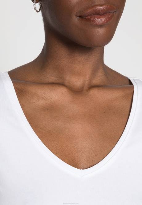 2er-Pack Basic-T-Shirts weiß/schwarz Anna Field V0FT300 Frauen