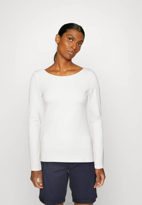 2er-Pack Langarm-Tops braun/weiß Anna Field V0FT584 Frauen