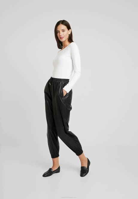 2er-Pack Langarm-Tops schwarz/weiß Anna Field V0FT550 Frauen