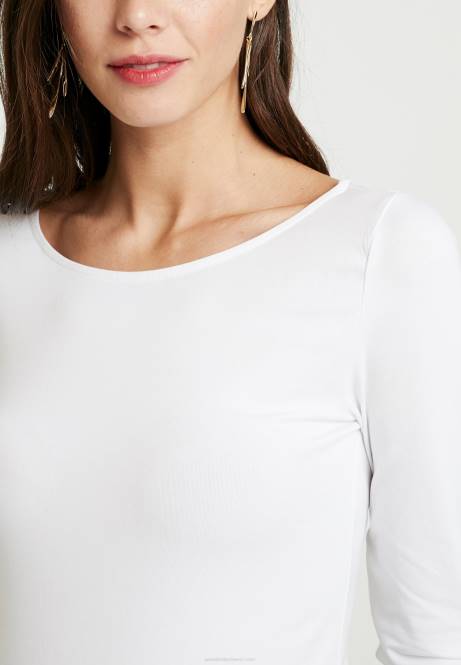 2er-Pack Langarm-Tops schwarz/weiß Anna Field V0FT550 Frauen