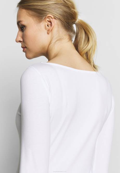 2er-Pack Langarmshirt maritim blau/weiß Anna Field V0FT539 Frauen