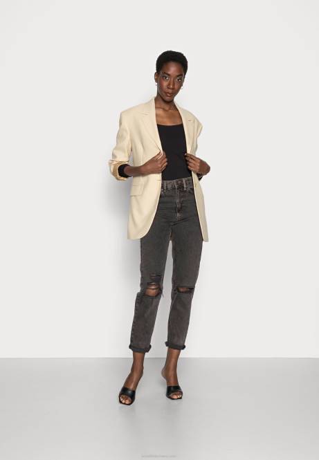 2er-Pack Langarmshirt schwarz/schwarz Anna Field V0FT524 Frauen