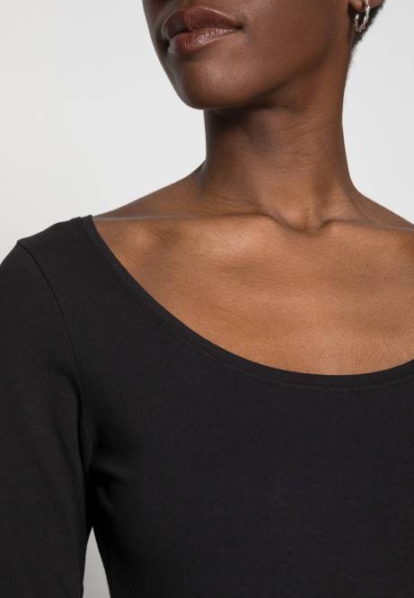 2er-Pack Langarmshirt schwarz/schwarz Anna Field V0FT524 Frauen