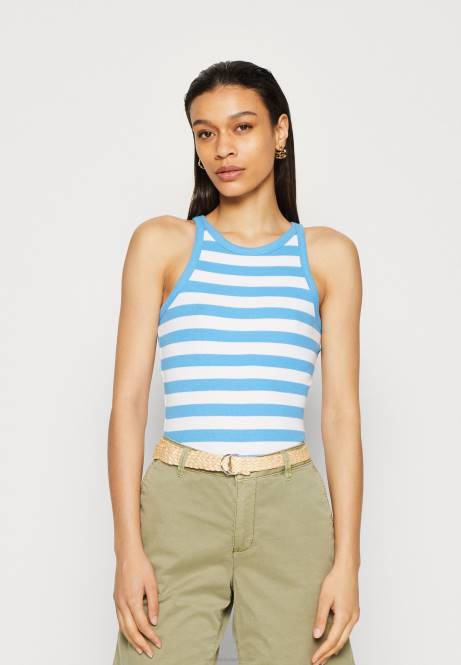 2er-Pack Oberteil blau/weiß/weiß Anna Field V0FT449 Frauen