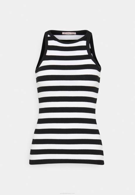 2er-Pack Oberteil schwarz Anna Field V0FT383 Frauen