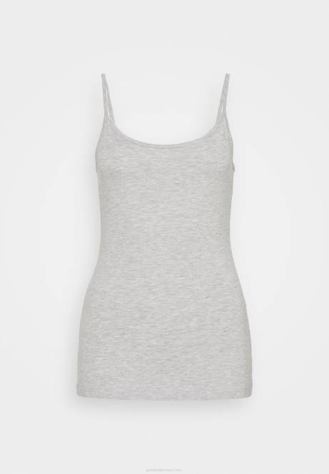 2er-Pack Oberteil schwarz/hellgrau meliert Anna Field V0FT431 Frauen