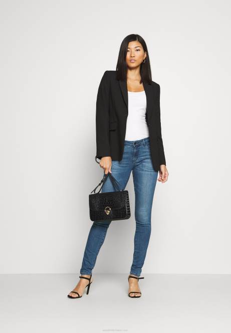 2er-Pack Oberteil weiß/schwarz Anna Field V0FT438 Frauen