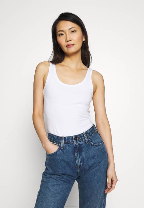 2er-Pack Top weiß Anna Field V0FT404 Frauen