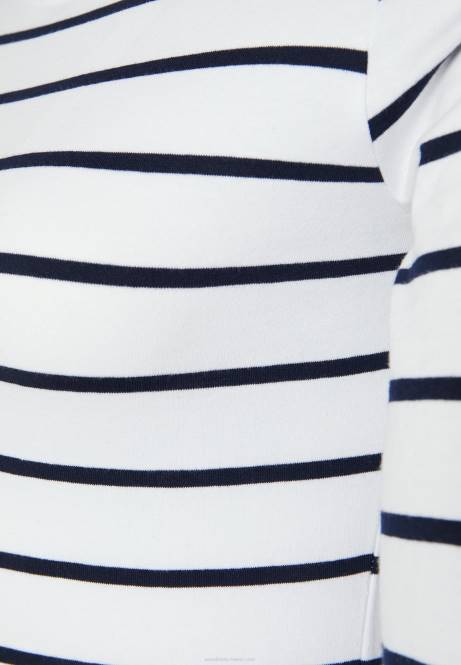 2er-Pack langärmelige Oberteile in Weiß/Marineblau Anna Field V0FT587 Frauen