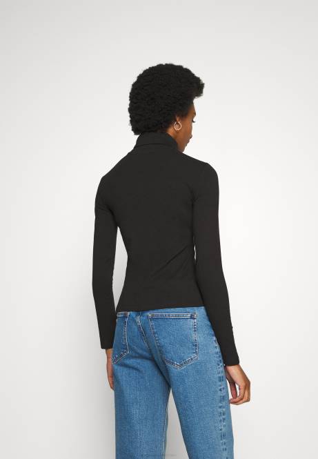 2er-Pack langärmliges Oberteil in Schwarz Anna Field V0FT588 Frauen