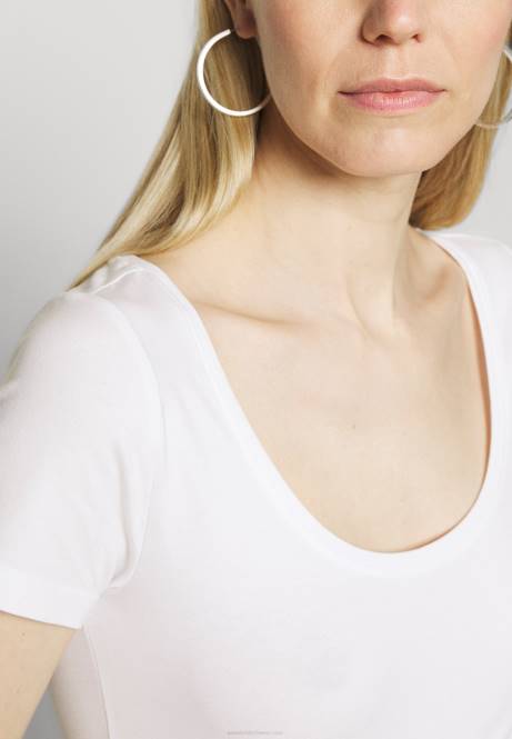 3er-Pack Basic-T-Shirts weiß Anna Field V0FT328 Frauen