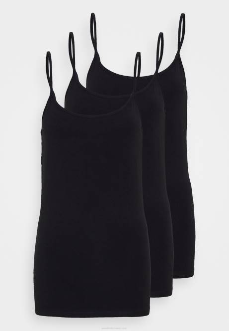 3er-Pack Oberteil schwarz/schwarz/schwarz Anna Field V0FT483 Frauen