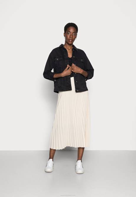 Basic Langarmshirt schwarz Anna Field V0FT594 Frauen