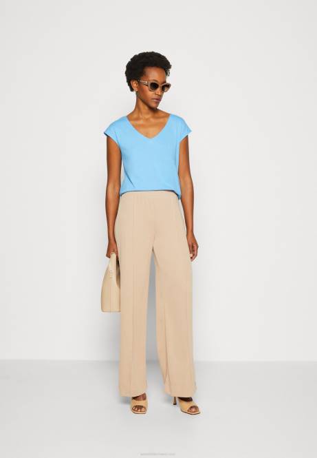 Basic-T-Shirt blau Anna Field V0FT276 Frauen