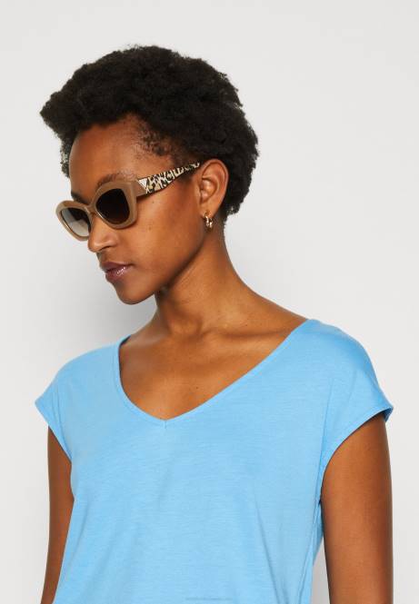 Basic-T-Shirt blau Anna Field V0FT276 Frauen