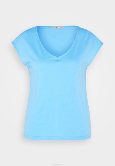 Basic-T-Shirt blau Anna Field V0FT276 Frauen