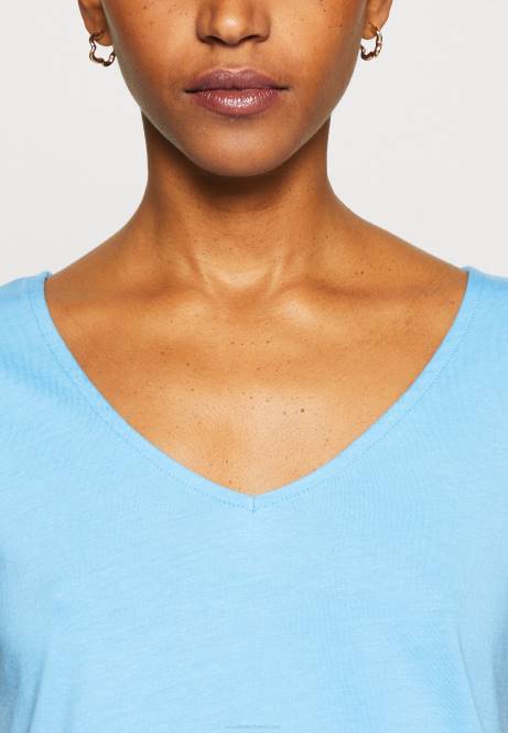 Basic-T-Shirt blau Anna Field V0FT276 Frauen