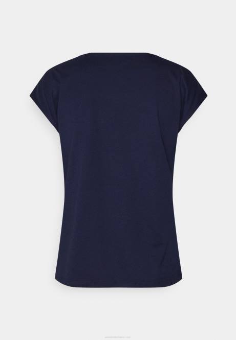Basic-T-Shirt dunkelblau Anna Field V0FT283 Frauen