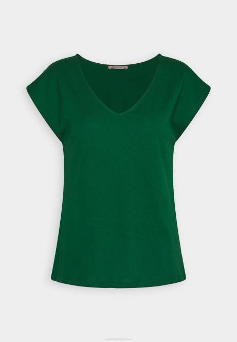 Basic-T-Shirt dunkelgrün Anna Field V0FT326 Frauen