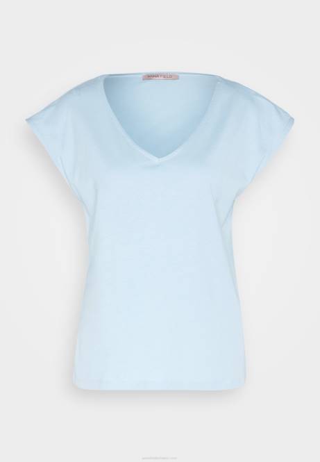 Basic-T-Shirt hellblau Anna Field V0FT327 Frauen