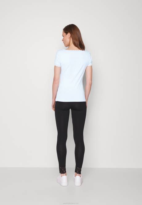 Basic-T-Shirt hellblau Anna Field V0FT338 Frauen