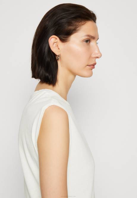 Basic-T-Shirt in gebrochenem Weiß Anna Field V0FT343 Frauen