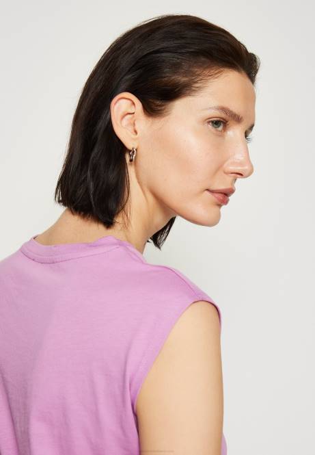 Basic-T-Shirt lila Anna Field V0FT363 Frauen