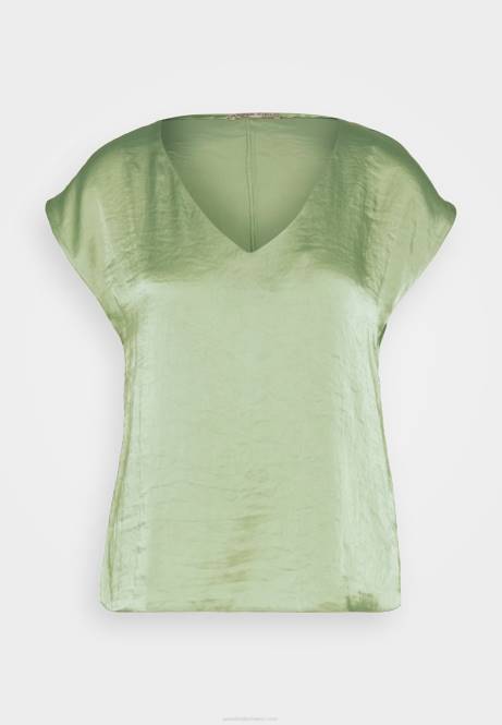 Basic-T-Shirt oliv Anna Field V0FT315 Frauen