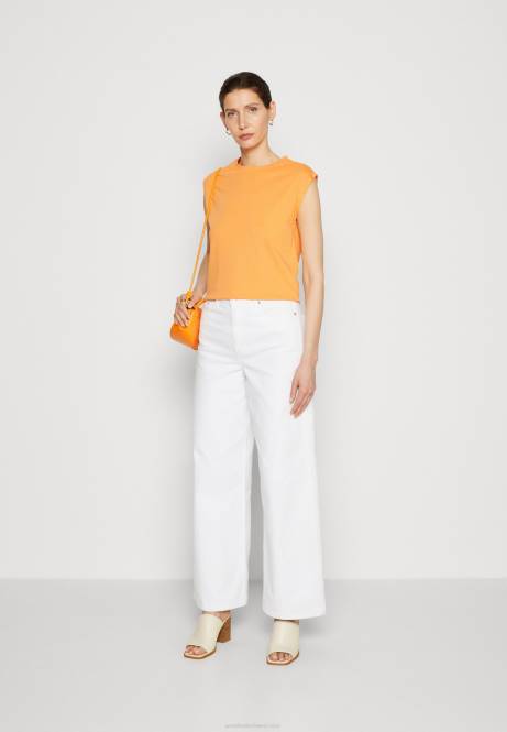 Basic-T-Shirt orange Anna Field V0FT365 Frauen