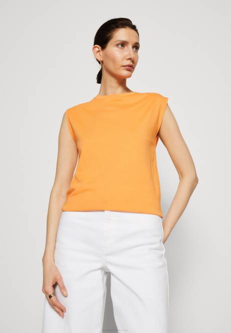 Basic-T-Shirt orange Anna Field V0FT365 Frauen