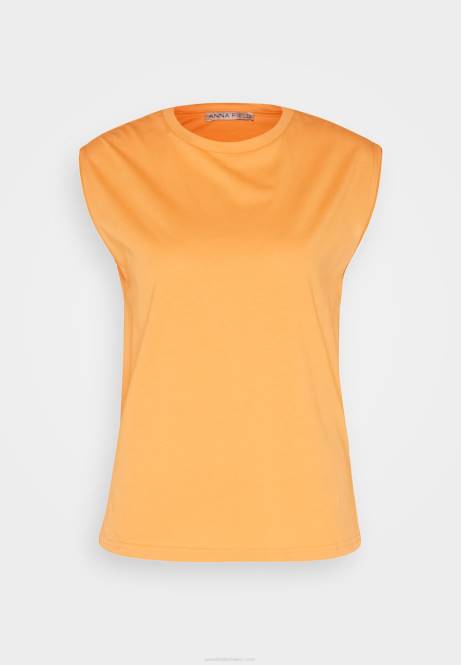 Basic-T-Shirt orange Anna Field V0FT365 Frauen