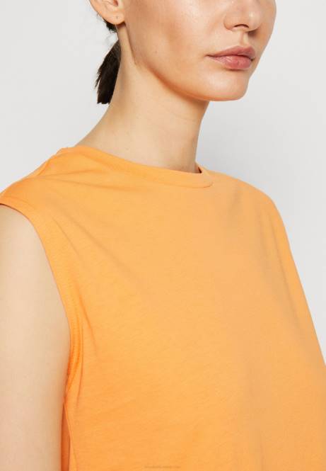 Basic-T-Shirt orange Anna Field V0FT365 Frauen