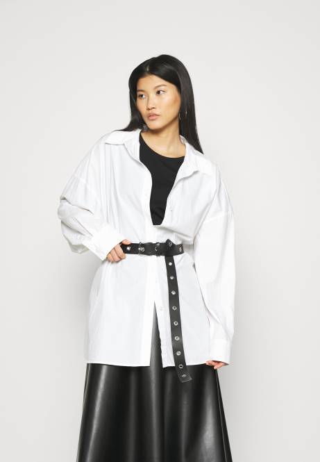 Basic-T-Shirt schwarz Anna Field V0FT314 Frauen