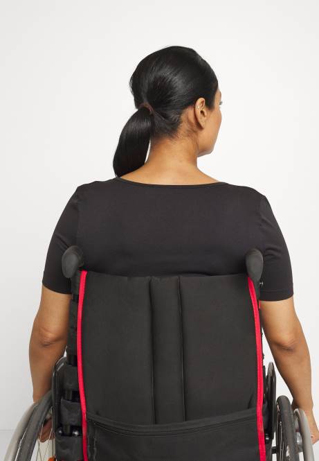 Basic-T-Shirt schwarz Anna Field V0FT374 Frauen