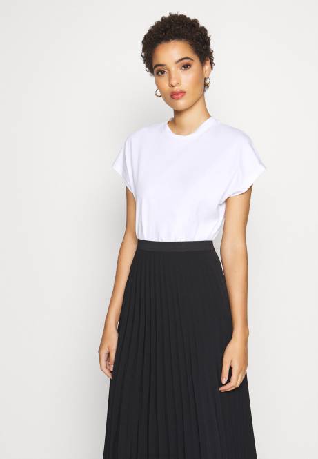 Basic-T-Shirt weiß Anna Field V0FT246 Frauen