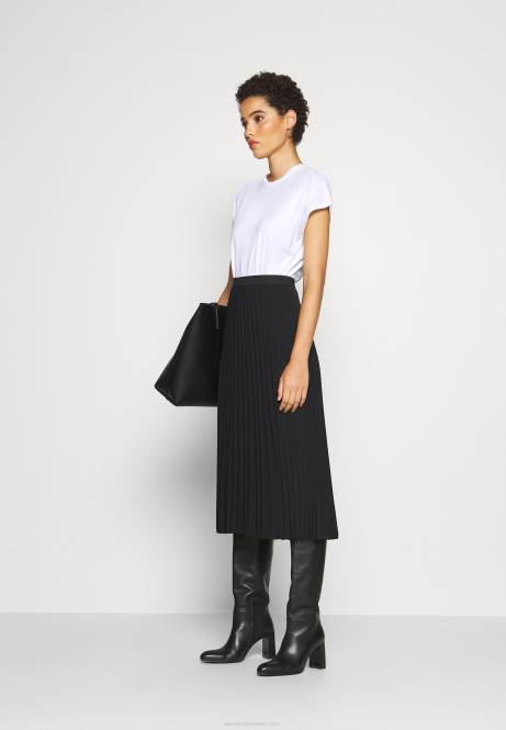 Basic-T-Shirt weiß Anna Field V0FT246 Frauen