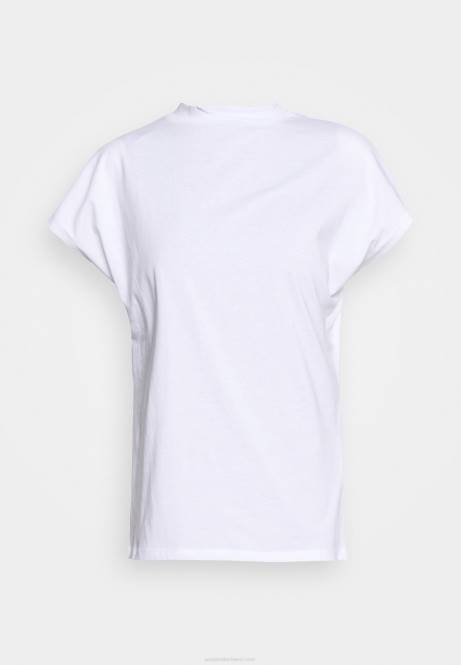 Basic-T-Shirt weiß Anna Field V0FT246 Frauen
