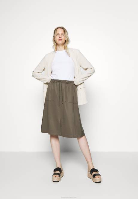 Basic-T-Shirt weiß Anna Field V0FT304 Frauen