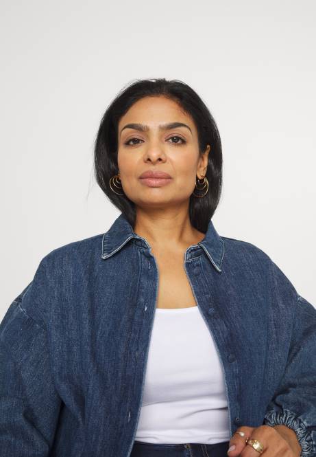 Basic-T-Shirt weiß Anna Field V0FT350 Frauen