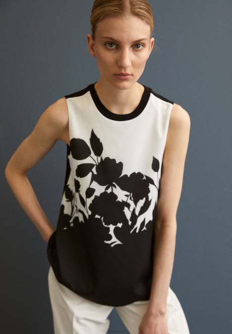 Bluse schwarz/weiß Anna Field V0FT504 Frauen