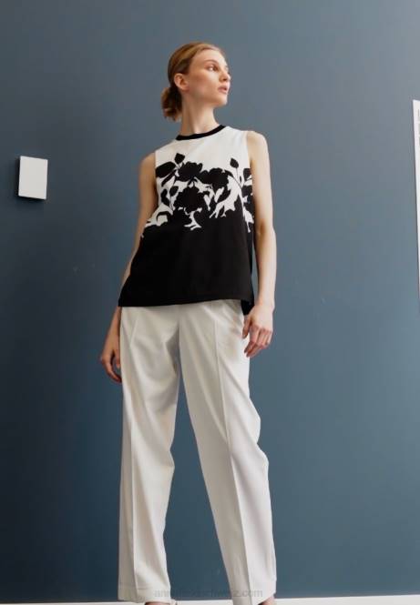 Bluse schwarz/weiß Anna Field V0FT504 Frauen