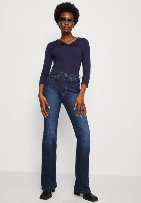 Langarmshirt dunkelblau Anna Field V0FT574 Frauen